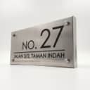 304 Stainless Steel Laser House Number Plate — studio cover