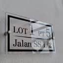 Custom 3D Acrylic House Number Plate view 2