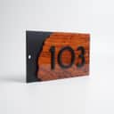 Custom Wood & Acrylic House Number Plate — studio cover