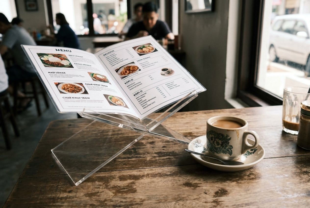 Acrylic Menu Holder