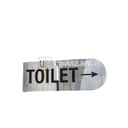Toilet Direction Signage with Arrow view 3