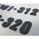 Umake acrylic House Number Plate/Nombor Plat Rumah Akrilik 门牌 Home Deco floor sign Signage Hotel Number Nice Modern view 3