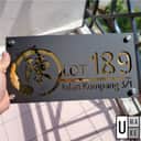 UMAKE 百家姓 House Number Plate Nombor Rumah 门牌 定制 customize chinese name house number tanda rumah chinese new year view 3