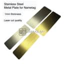 Stainless Steel Blank Name Tag (for Resin/Epoxy) view 2