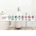 Toilet Etiquette Sign view 2
