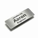 Engraved Stainless Steel Nametag view 2