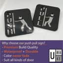 Premium Push Pull Door Sign view 3