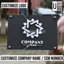 Custom 3D Acrylic Company Sign view 3