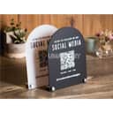Custom QR Code Social Media Sign view 2