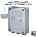 Aluminium Wall-Mounted Mailbox view 2