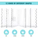 Acrylic Cake Scraper Set (6 Patterns) view 3