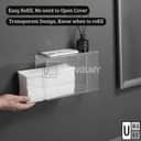 Acrylic Toilet Tissue Roll Holder view 3