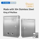 304 Stainless Steel Letterbox with Lock view 2