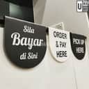 Acrylic Counter Direction Sign view 3