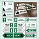 Surau & Prayer Room Acrylic Sign Set view 2
