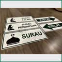 Surau & Prayer Room Acrylic Sign Set view 3