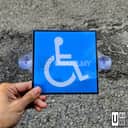 Acrylic OKU In-Car Sign with Suction Cup (2pcs) view 2