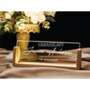 LED Desk Name Plate (Acrylic + Wood) view 2