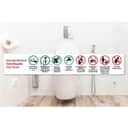 Toilet Etiquette Sign view 3