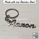 Stainless Steel Custom Name Keychain view 3