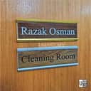 Acrylic & Aluminium Office Name Plate (Changeable) view 2
