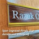 Acrylic & Aluminium Office Name Plate (Changeable) view 3