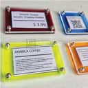 Acrylic Table Display Stand with Standoff view 3