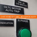 Industrial Acrylic Label Tag view 3