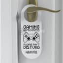 Gaming Do Not Disturb Door Hanger view 3