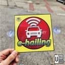 Acrylic E-Hailing Sign with Suction Cup (2pcs) view 3