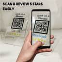5-Star Review QR Code Stand view 3