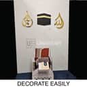 Allah Muhammad Kaabah Large Wall Art view 3