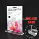 Acrylic T-Shape Display Stand view 3