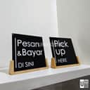 Acrylic Counter Sign Stand view 2