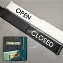 Minimalist Open/Close Acrylic Sign view 2