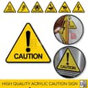 Acrylic Caution & Warning Sign view 2