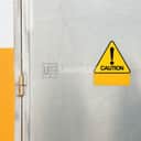 Acrylic Caution & Warning Sign view 3