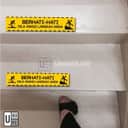 Watch Your Step Warning Sign view 3