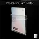 Acrylic Car Access Card Holder view 2