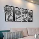 Nordic Matte Black Metal Wall Art view 2