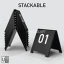 Acrylic V-Shape Table Number Set (5pcs) view 3