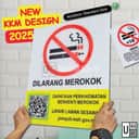 No Smoking & Tobacco Sales Warning Sign (KKM) view 2