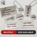 Custom Stainless Steel Laser Engraved Tag view 3