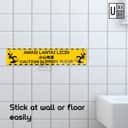 Caution Slippery Floor Acrylic Sign view 3