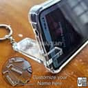 Acrylic Phone Holder Keychain (Custom Name) view 2