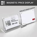 Acrylic Magnetic Card Stand (Price Tag / Menu) view 2