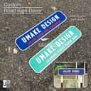 Custom Malaysia Road Sign Decor Plate view 2