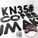Black PVC 3D Letters (A-Z, 0-9) view 2