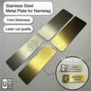 Stainless Steel Blank Name Tag (for Resin/Epoxy) view 3