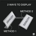 Acrylic Card Holder Display Stand view 3